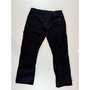 Genuine Dickies Mens Black Carpenter Pants Utility Workwear 32x30 EU1939RBK